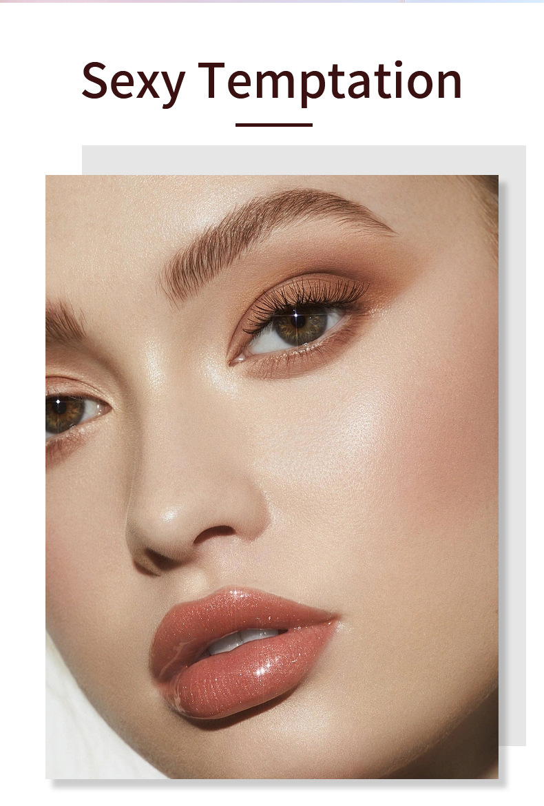 Exclusive ErshiQi 12 Color Book Matte Pearl Gloss Non Stick Cup Lip Glaze Lipstick_voghion.com