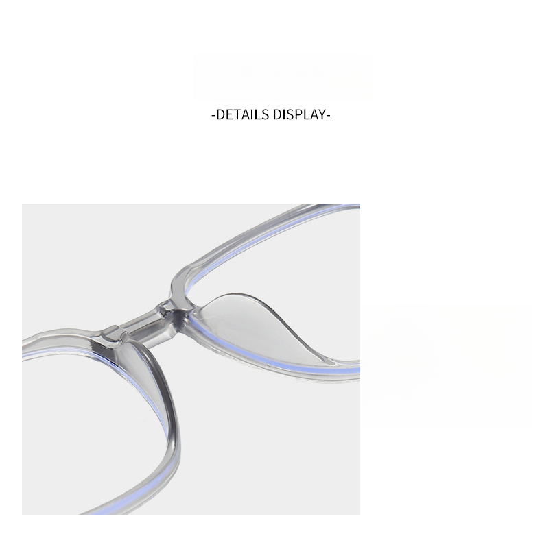 Schwarz gerahmte Brille für Männer, trendig und gutaussehend, Myopie kann mit verschreibungspflichtigen flachen Linsen kombiniert werden, blaues Licht, Anti_voghion.com
