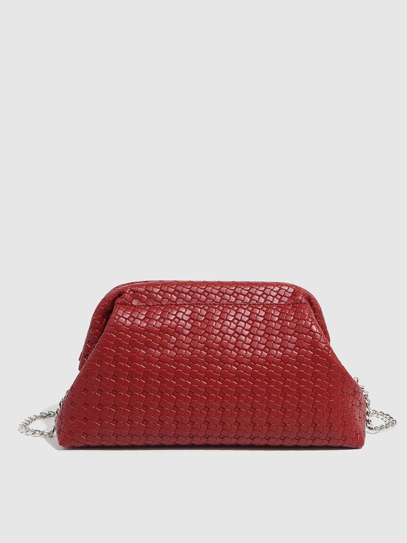 Borse da donna Borsa a conchiglia alla moda Borsa a tracolla monospalla Borsa a catena Borsa piccola intrecciata Borsa da donna Borsa a tracolla_voghion.com