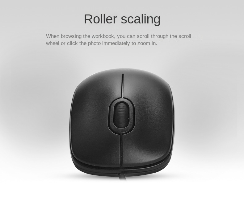 Logitech M100r Komfortable kabelgebundene Computermaus Universelle wiederaufladbare ergonomische Computermäuse_voghion.com