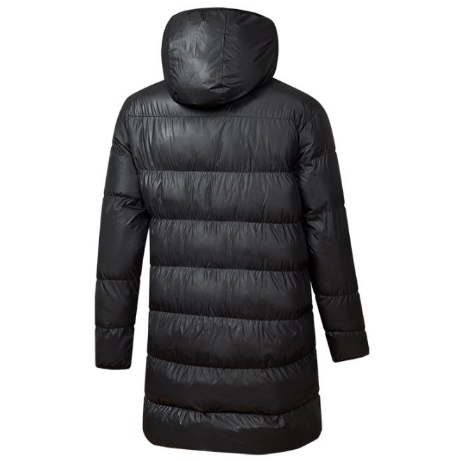 Giacca invernale da uomo in cotone alla moda, con cappuccio, di media lunghezza, ricamata, spessa e calda, in cotone, versione aggiornata_voghion.com