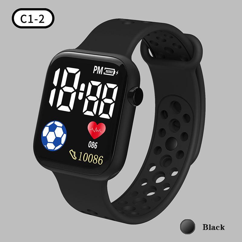 2023 LED Für Kinder Jungen Sport Wasserdichte Uhren Mädchen Silikon Digital Uhr Casual kinder Elektronische Uhr_voghion.com