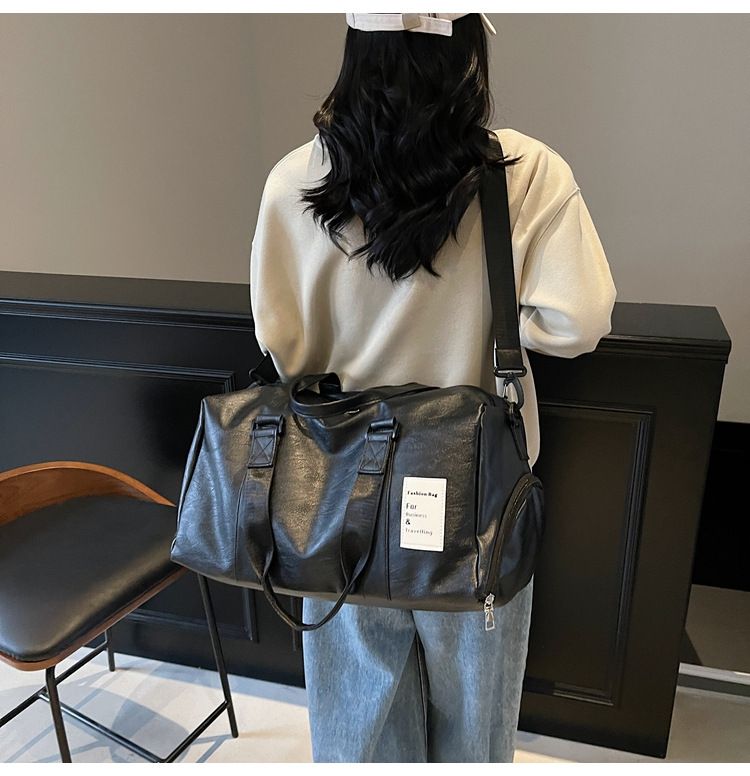 Sac de voyage, sac de rangement pour hommes et femmes, sac de voyage à main, séparation humide/sec, sac de sport, sac à bandoulière grande capacité_voghion.com