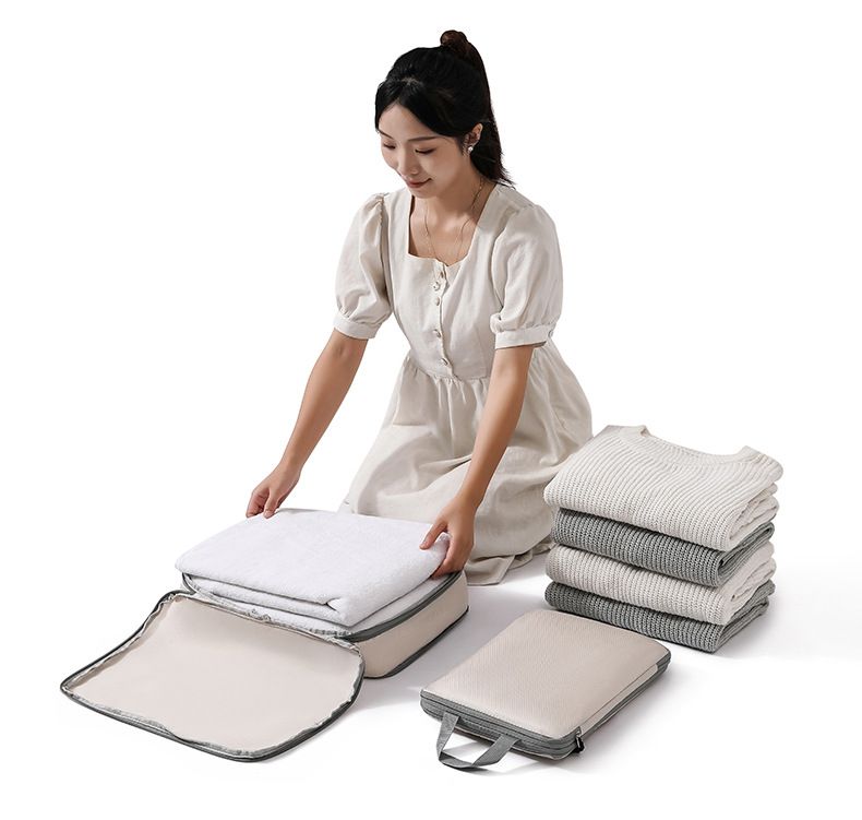 Aufbewahrungstaschen, wasserdichte Reise-Aufbewahrungstasche, Kompressions-Reisetasche, Koffer, dreiteiliges Set, Aufbewahrungstaschen-Set zur Klassifizierung von Kleidung_voghion.com