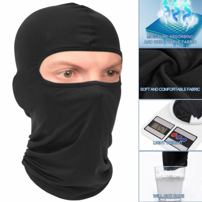 Pasamontañas fina protección ultravioleta, gorro de esquí para el sol, máscara táctica, para hombres y mujeres_voghion.com