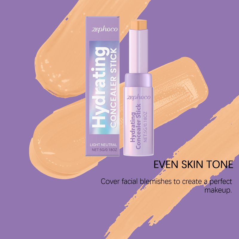 Zephoco Natural Color Täglich tragbar Glattes Gesicht Nasenschatten Kontur 3D Concealer Stick_voghion.com