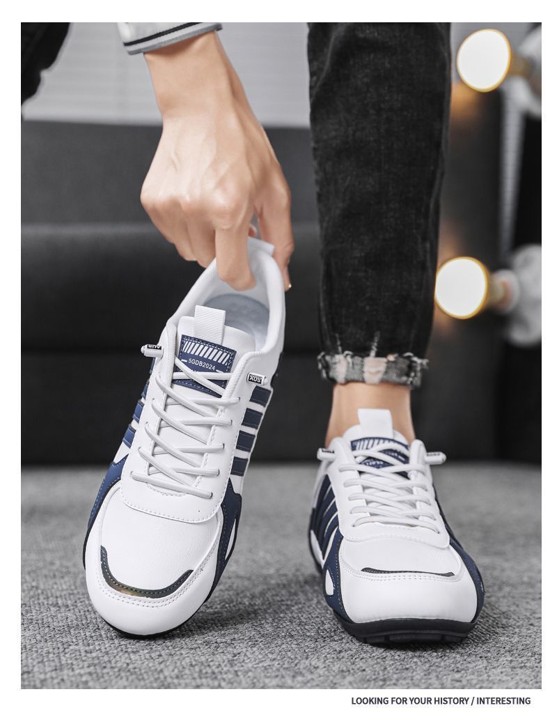 Slip-On Men's Autumn 2025 New Waterproof Non-Slip Sports Running Casual Black Work Safety Shoes For Men_voghion.com