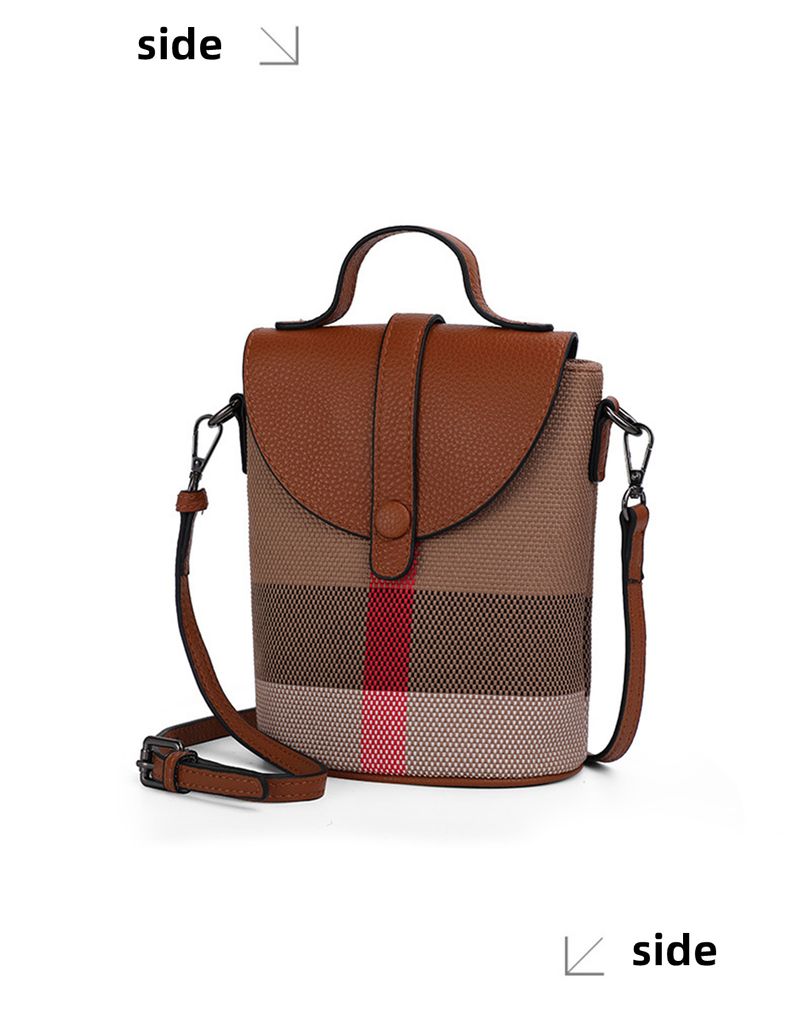 Mini Gitter Canvas Crossbody Damen Leder Reißverschluss Handy Mode Handtasche Frauen Casual Kleine Schultertasche_voghion.com