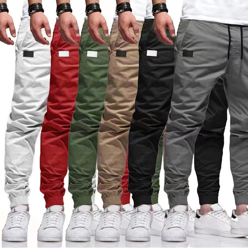 2023 neue Europäische Größe männer Arbeit Tragen Hosen Jugend Beliebte Freizeit Slim Fit Enge Hosen männer_voghion.com