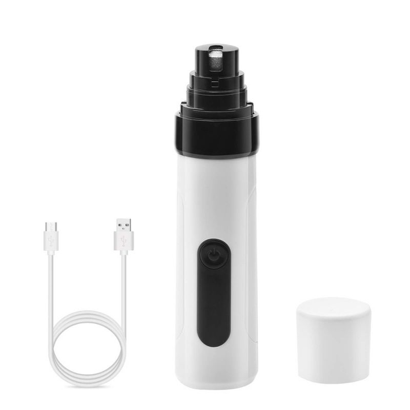 Amoladora eléctrica para mascotas de 2 velocidades, pulidora para gatos y perros, cortauñas automático._voghion.com