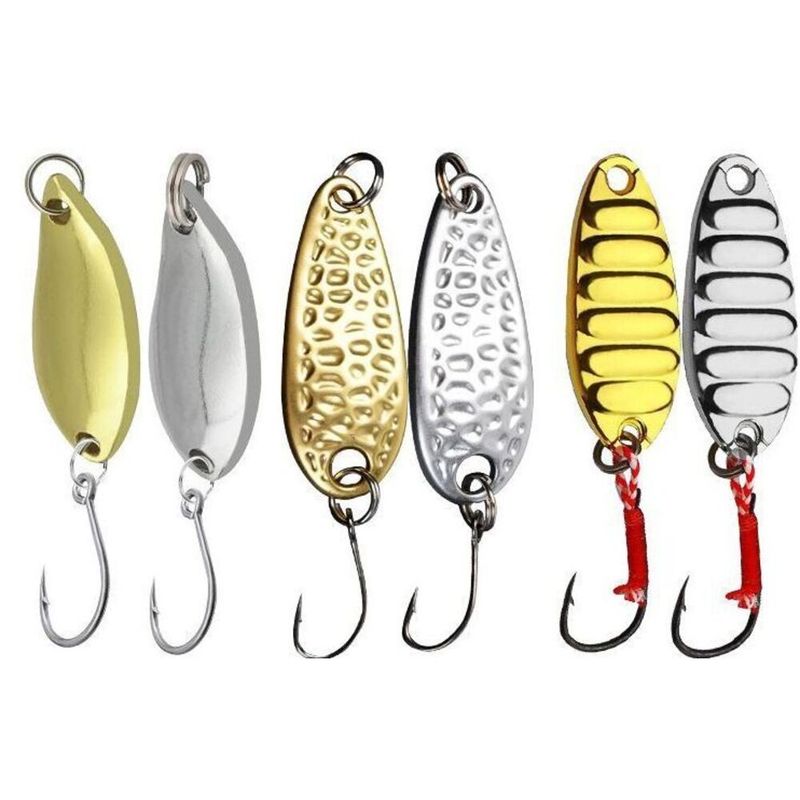 Classic Combination Melon Seed Sequin Peanut Shell Flat Shock Iron Plate Lure Bait Single Hook Micro Object Mouthfish_voghion.com