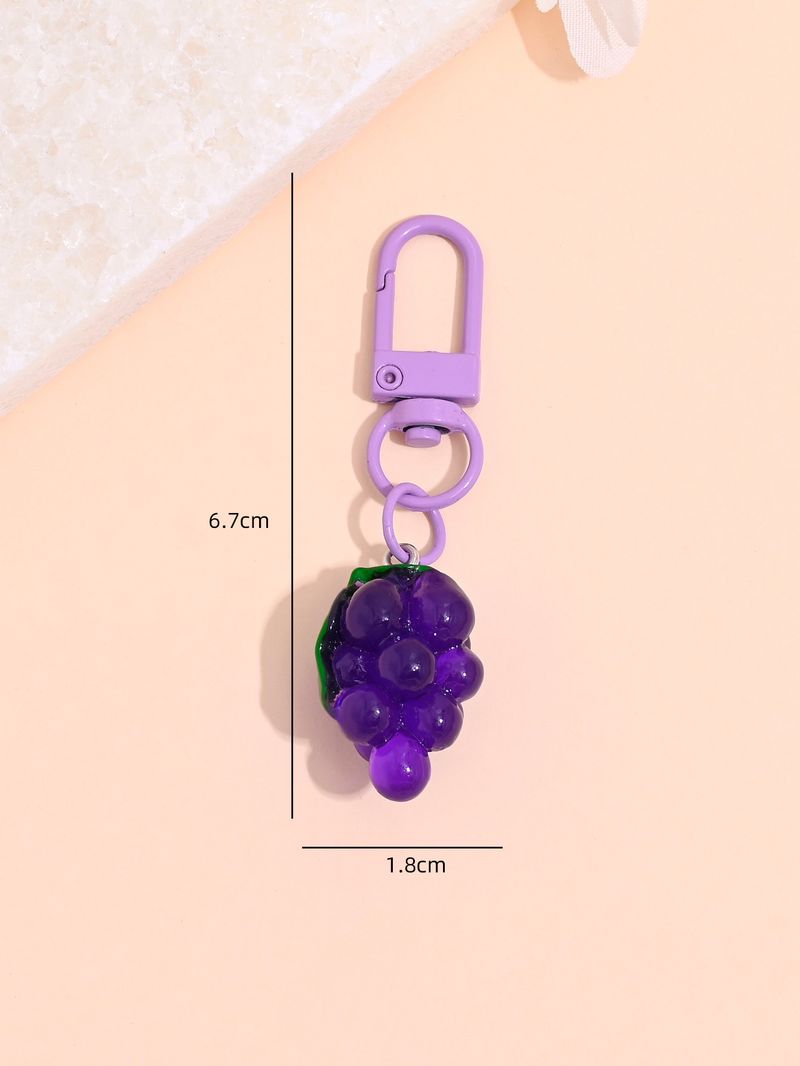 Erdbeere Traube Banane Mango Zitrone Schlüsselanhänger Simulation Obst Tasche Telefon Fall CCD Kamera Anhänger_voghion.com