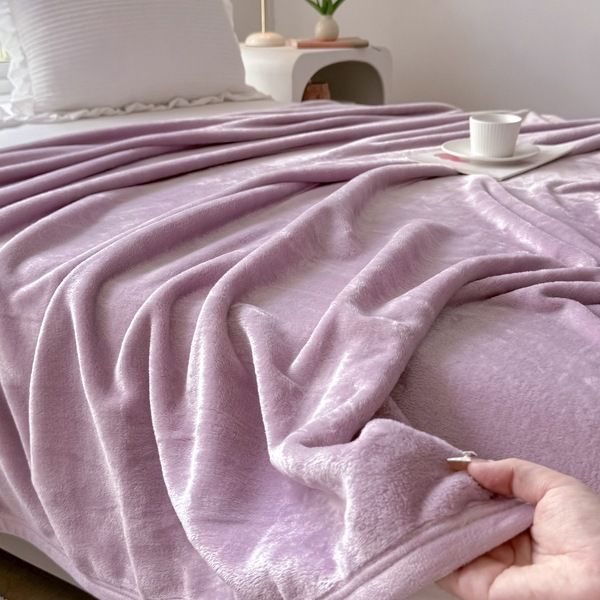 Maschinenwaschbare Sofadecke für ein Einzelbett im Büro und für alle Jahreszeiten_voghion.com