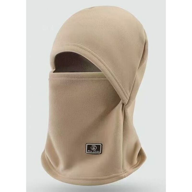 Cappello invernale caldo Lei Feng con fodera in pile, maschera facciale spessa antifreddo e scaldacollo integrato, per esterni_voghion.com