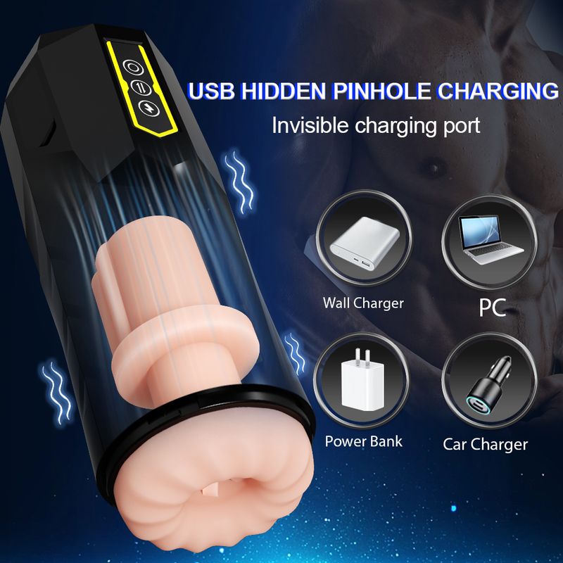 TD Automatisches männliches Teleskopmodell, Sexspielzeug für Erwachsene für Männer, Kolbenmasturbator, IPX8 Cup_voghion.com