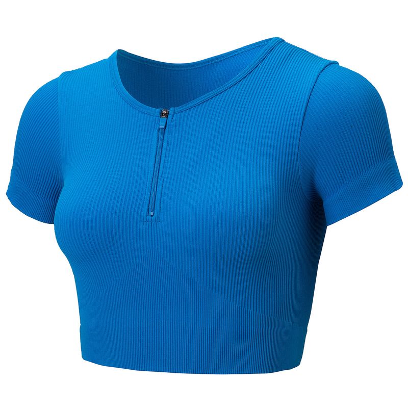 LazyZoom Ins Running Fitness Yoga Élastique Gilet Zippé Cordon Pantalon Manches Longues Ensemble Cinq Pièces Femme_voghion.com