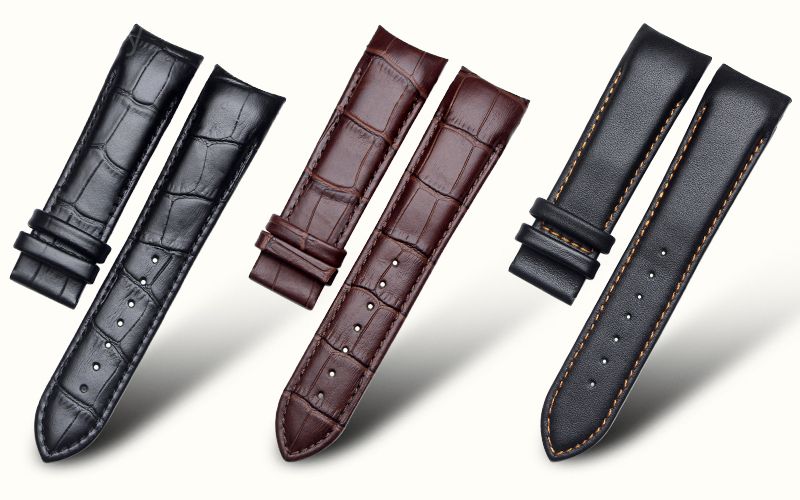 Echtes Rindsleder-Uhrenarmband für Tissot 1853 Couturier T035 T035428 T035439 T035614 627 Arc Interface Herrenarmband 22 23 24 mm_voghion.com