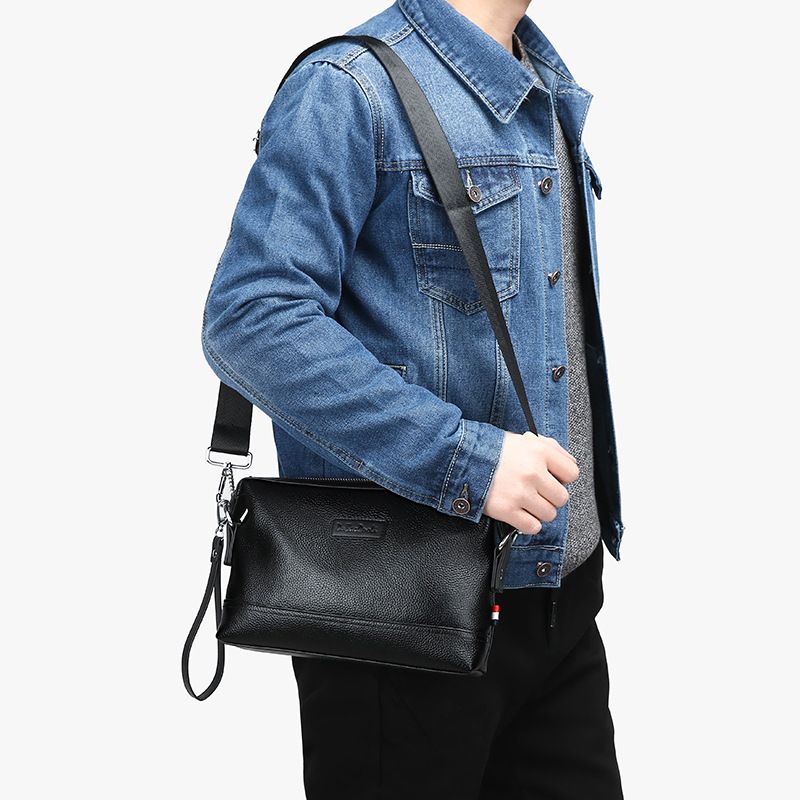 Nuova borsa da uomo di alta qualità in vera pelle, borsa a tracolla multifunzionale, borsa a tracolla, borsa da uomo in morbida pelle di vacchetta_voghion.com
