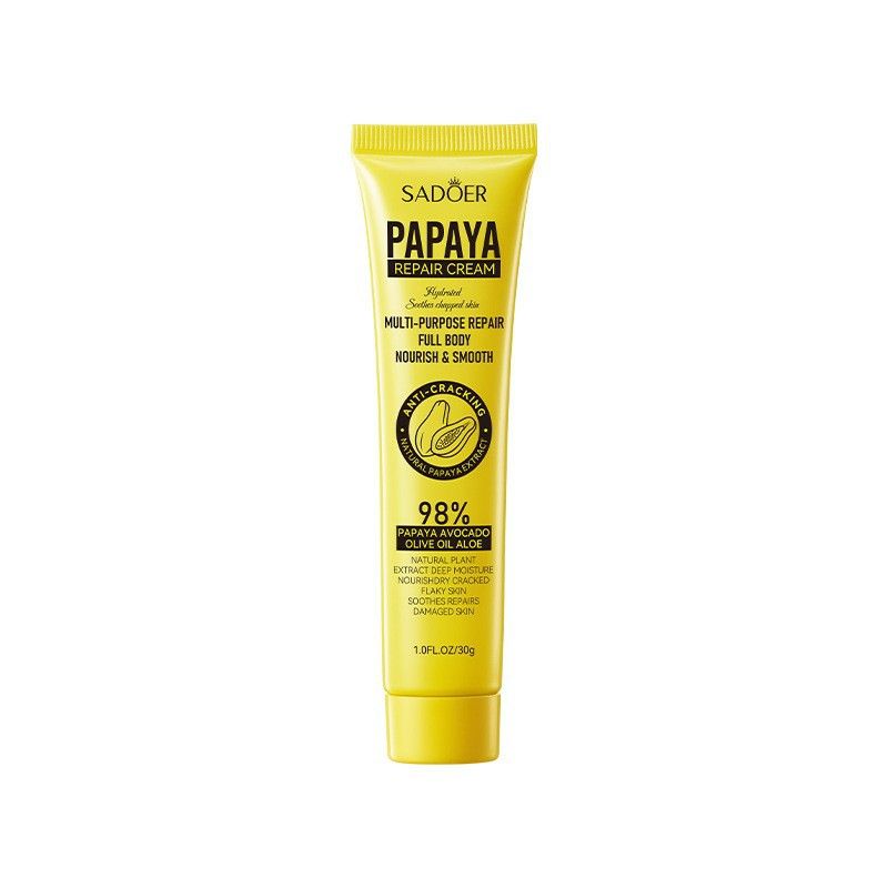 All English SADOER Anti cracking and Soothing Papaya Universal Body Repair Cream_voghion.com