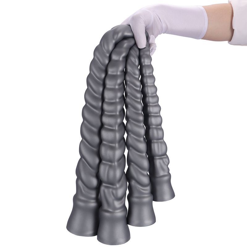 Nouveau plug anal long extra large fileté, masturbateur masculin et féminin, gode gay, jouet sexuel extensible en spirale_voghion.com