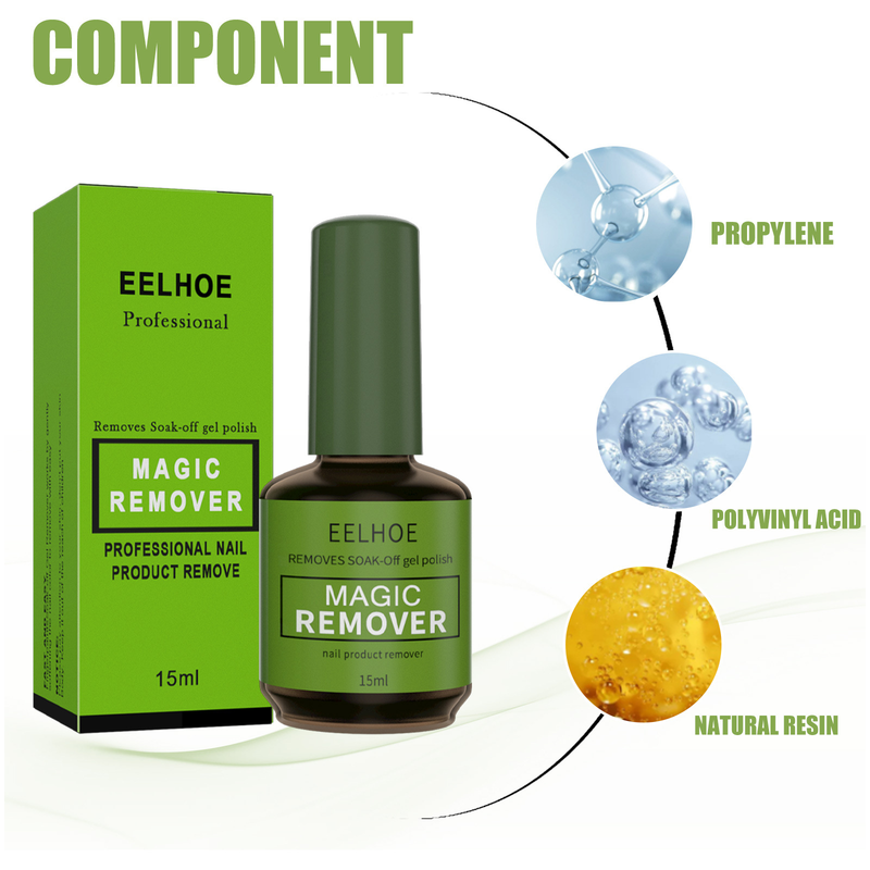 Eelhoe Burst schnell entfernen Nagellack Kleber Pflegeprodukte Magie Entferner schnelle Nagel_voghion.com