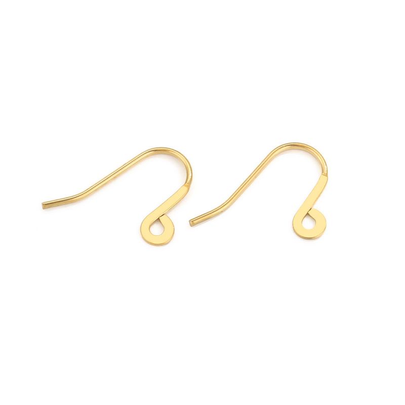 Gancio per orecchini in acciaio inossidabile, accessori fai da te per la creazione di gioielli_voghion.com