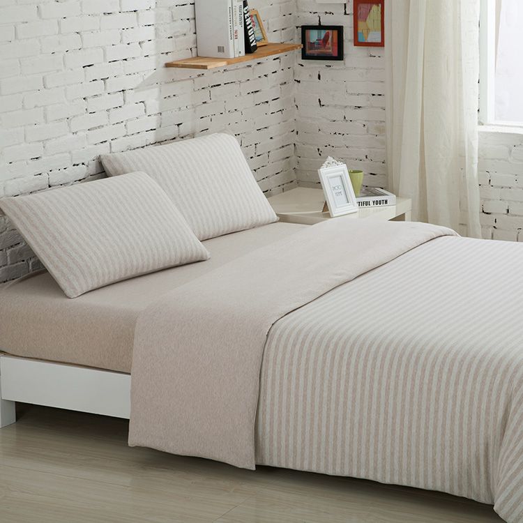 Coprimaterasso Lenzuolo Singolo Tinta Unita Maglia Geranio Cotone_voghion.com