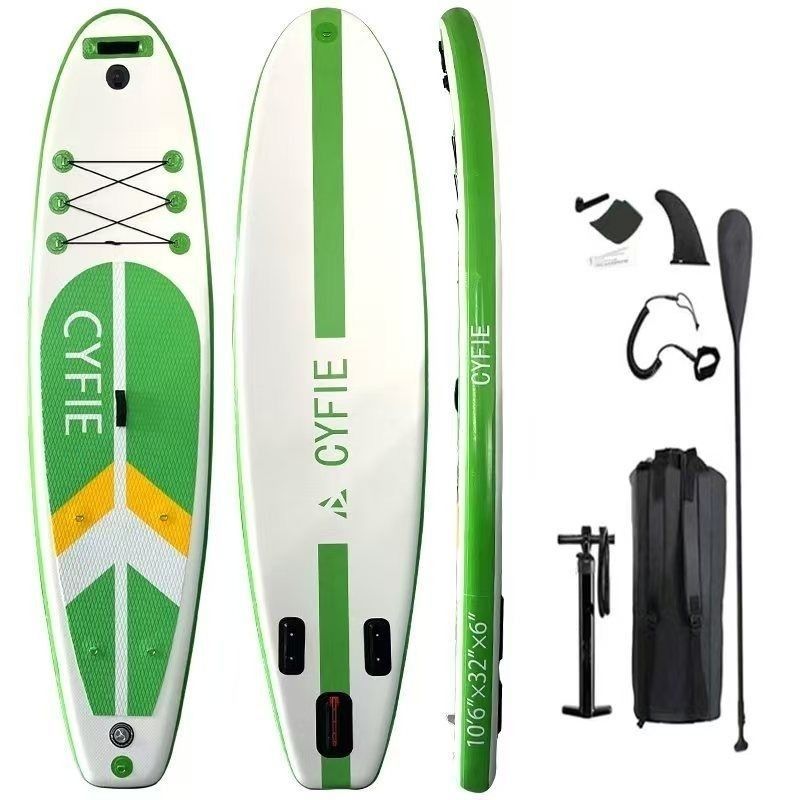 Planche de SUP pour adultes ; planche de paddle gonflable à double paroi ; pour deux personnes ; pour toute la famille_voghion.com