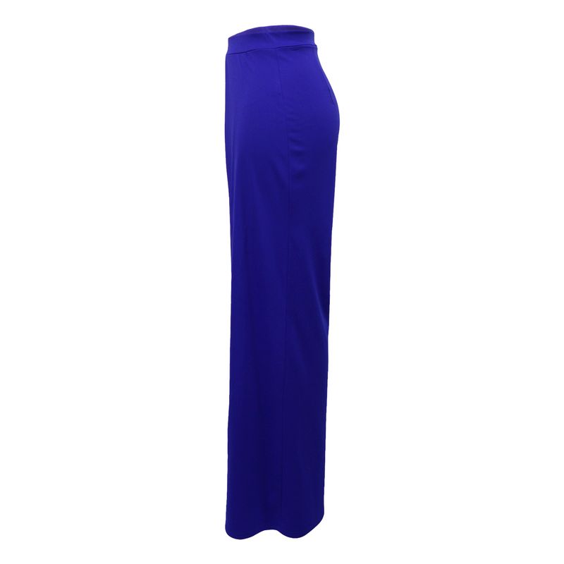 Damenbekleidung, drapiert, locker, schmal, weites Bein, einfarbig, gerader Stil, modische Freizeithose_voghion.com