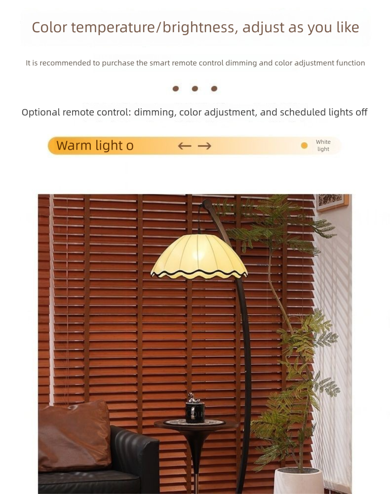 Hoogwaardige artistieke design visvloer woonkamer bank Amerikaanse vintage sfeer staande tafellamp_voghion.com