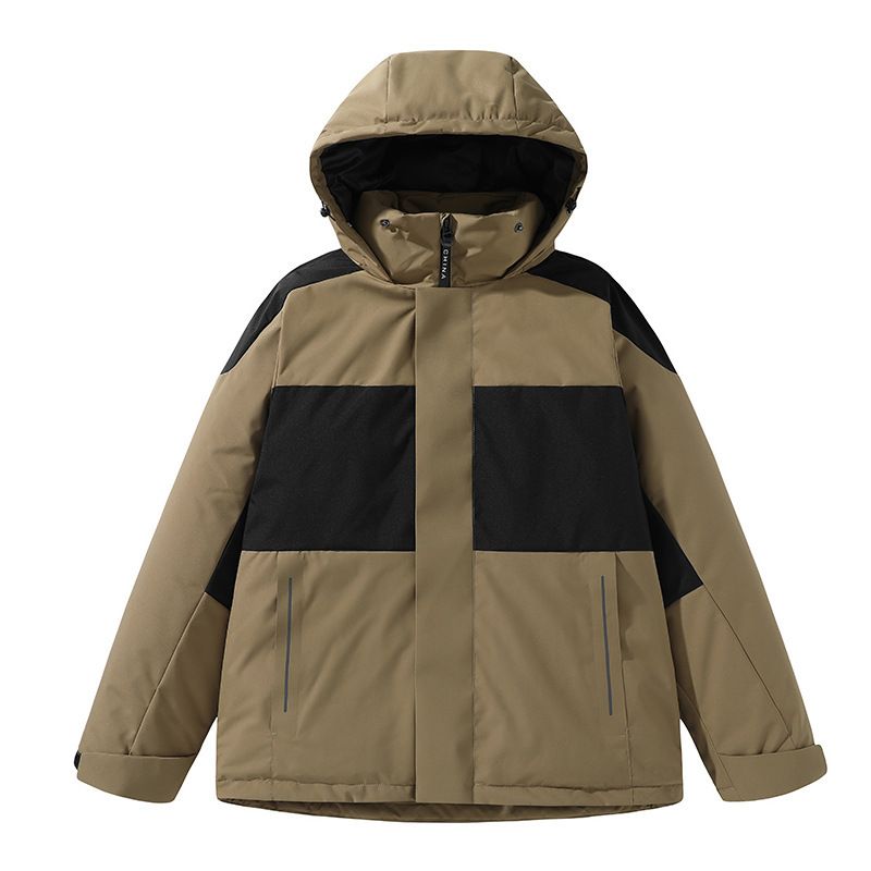 2025 Color-Block-Jacke für Männer und Frauen, neue kältebeständige Graphen-Wärmedämmungs-Baumwolljacke, winddicht und_voghion.com