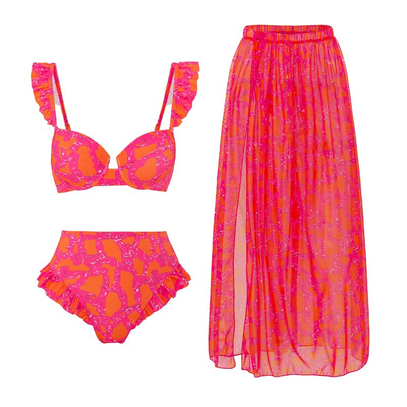 Verve Qiaojia New Three-Piece Bikini Swimsuit For Women Russia KaльHИK_voghion.com