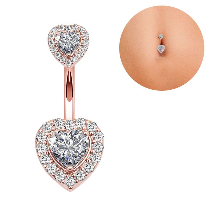 Gioielli con pietre preziose da donna, gioielli alla moda, anelli d'amore da donna, gioielli creativi per piercing all'ombelico in zircone_voghion.com