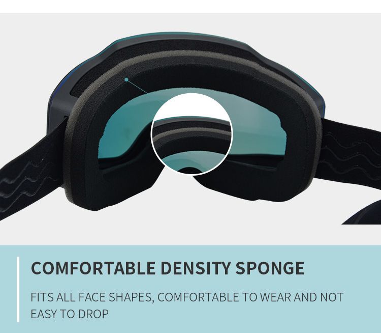 2024 Magnetic Glasses Double layer Goggles UV Ski Windshield Anti Fog Mountaineering Eye_voghion.com