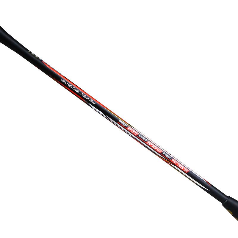 QIAO Xiaojiang TP Full Carbon Single Racket With Stringed Badminton Bag Red Gold_voghion.com