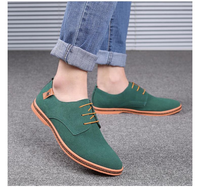 Spring men's casual shoes frosted leather men's shoes shoes anti-velvet leather large size men's shoes manufacturers wholesale a generation of hair_voghion.com