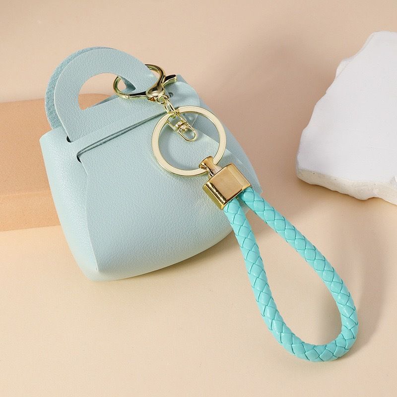 Multi-color Keychain, Change Bag, Hanging Bag, Trinkets, Earphones, Rings, Stud Earrings, Storage Bag._voghion.com