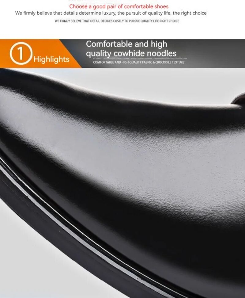 Selected New Elegant Men's British Style Elevated Business Casual Leather Fashion Simple Versatile Pointed Shoes_voghion.com
