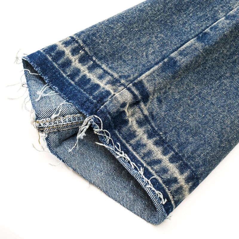 Men's Clothing Distressed Washed Cut Wide Leg Cleanfit Flared Jeans _voghion.com