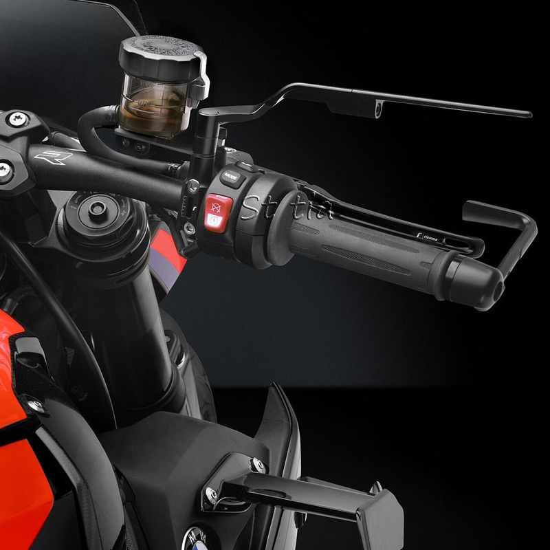 Universal CNC Aluminium Motorrad Rückspiegel Blau Anti-glare Spiegel Für Streetfighter V4 S V4S STREETFIGHTER V2_voghion.com