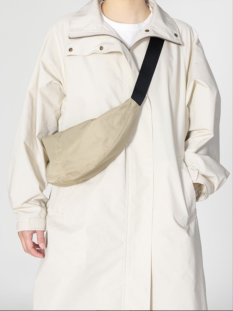 Borsa a tracolla piccola per esterni Mennong Neutral Wrinkle Washing_voghion.com