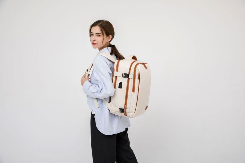 Unisex Large Capacity Backpack For Travel & Daily Use - Lightweight Durable Oxford Fabric With Shoe Compartment (36-55L, Multiple Colors)_voghion.com