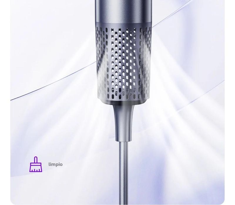 SUBORT R2 Asciugacapelli professionale ad alta velocità 26 m/s 1500 W 110000 giri/min Cura dei capelli Asciugatura rapida Ioni negativi con display LED_voghion.com