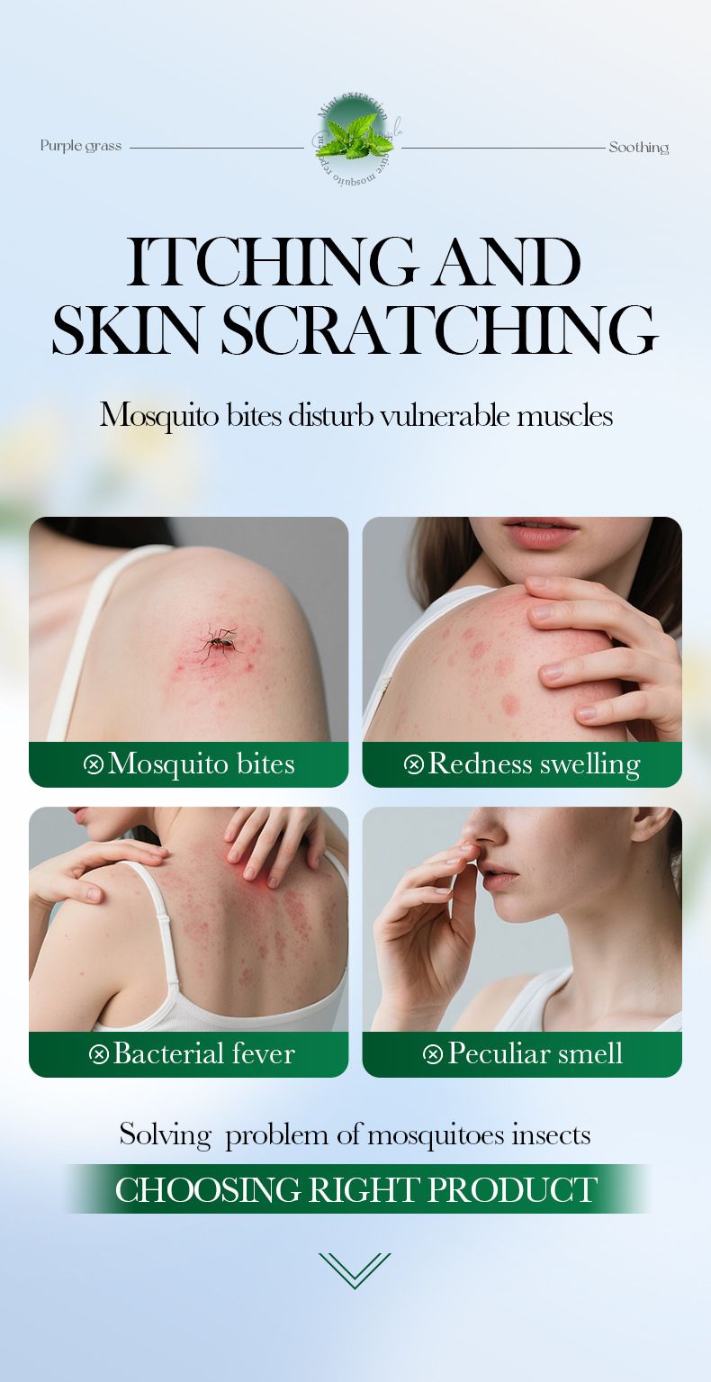 Mosquito Repellent SADOER Comfrey Mint Soothing Mosquito Repellent, Summer Cool Mosquito Repellent_voghion.com