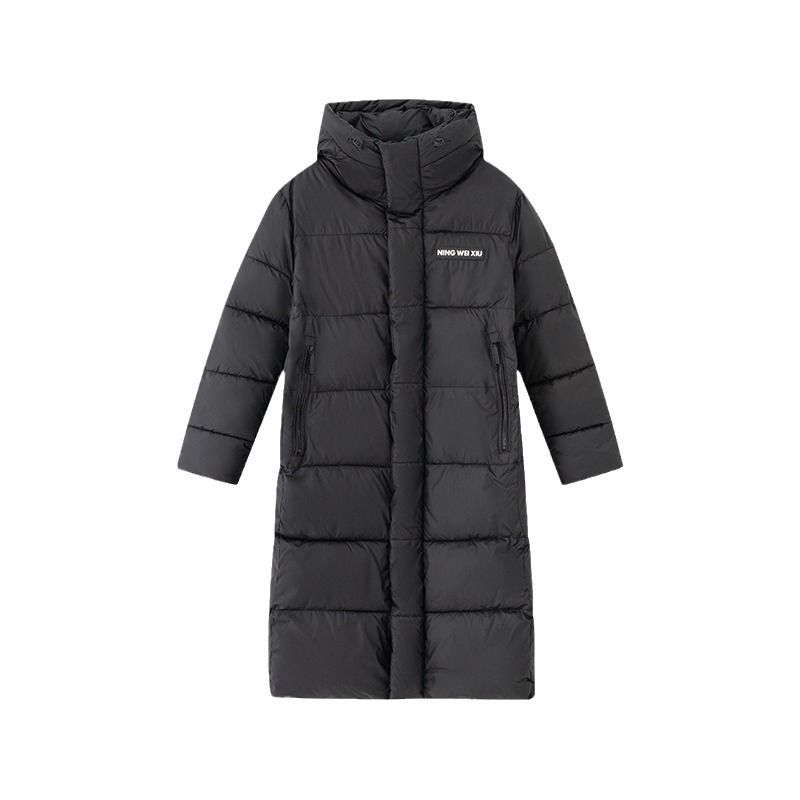 Abbigliamento da donna di media e lunga durata, sopra il ginocchio, giacca alla moda per le donne, spesso cotone invernale_voghion.com