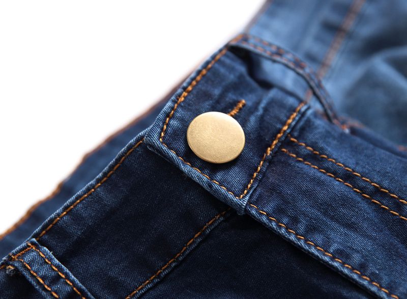 Jeans décontractés pour hommes, coupe slim, déchirés et personnalisés, pour le commerce transfrontalier, élégants et polyvalents_voghion.com