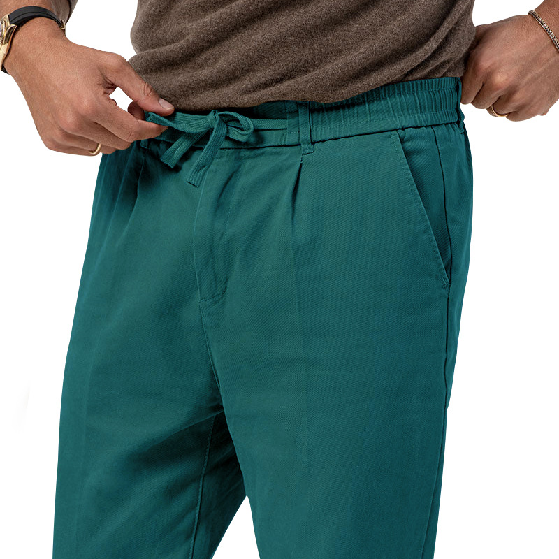 2023 Plus Size Men Trendy Business Casual Long Spring Autumn New Straight Solid Color Dress Pants Men's Clothing_voghion.com
