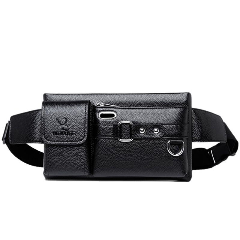 WEIXIER Marke Unisex Single-Schulter Multi-Funktion Sport Laufen Große-kapazität Taille männer Brust Tasche Casual Messenger brieftasche_voghion.com