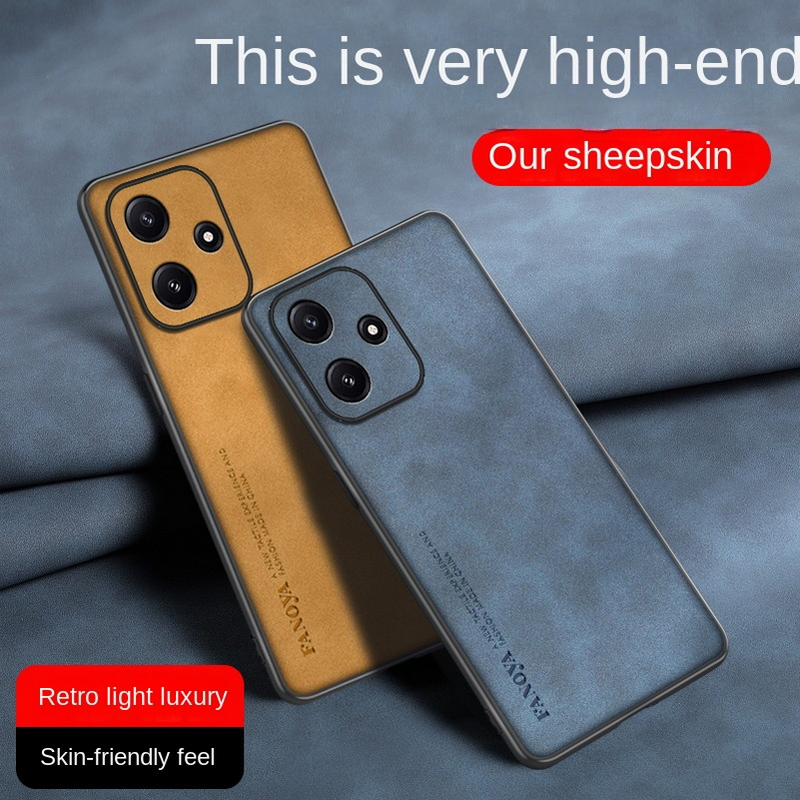 PU leather comfortable suede case For POCO M6 Pro F5 Pro X5 Pro F4 GT X4 GT M4 Pro X3 GT F3 M3 F2 Pro Soft Lens protect_voghion.com