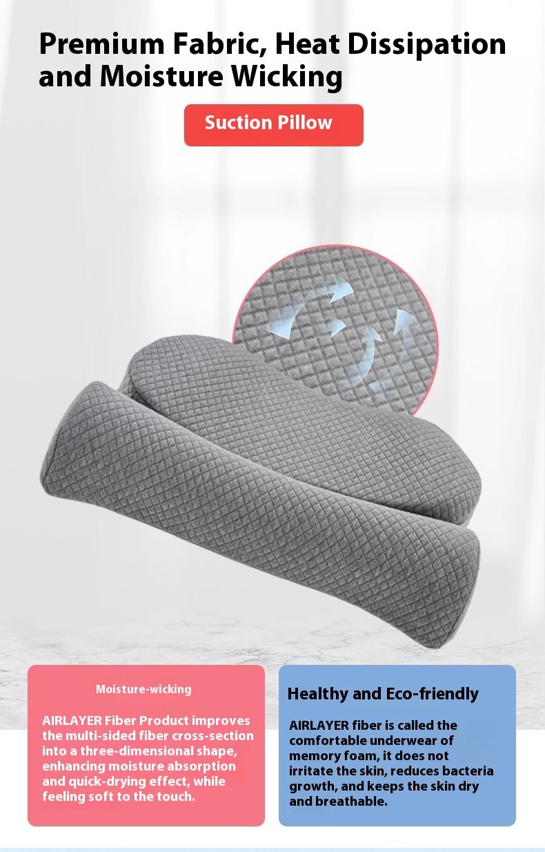 Memory Foam Traction For Adults Home Use Single Repair Nap Soft Support Breathable Neck Protection Pillow_voghion.com